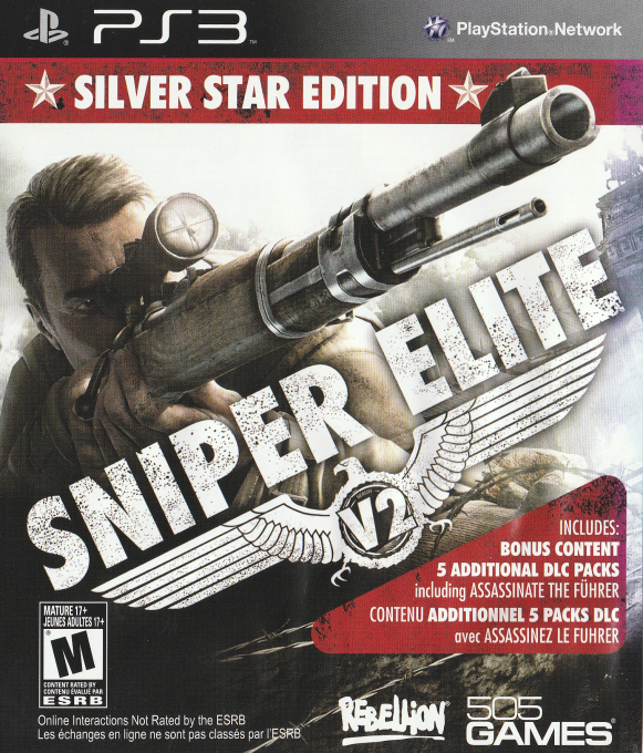 Sniper Elite V2 - Silver Star Edition — box-2D (CA)