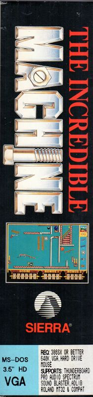 Incredible Machine, The — box-2D-side (US)