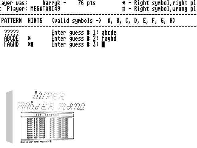 Super Master Mind — mixrbv2 (WOR)