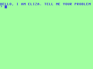 Eliza : Das sprechende Programm — ss (WOR)