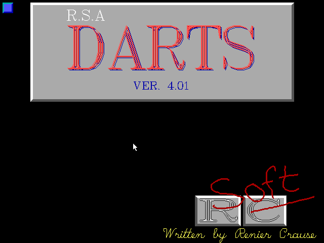 R.S.A Darts box art