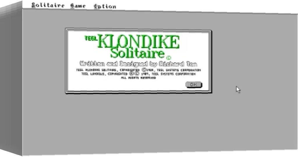 TEGL Klondike Solitaire — box-3D (WOR)