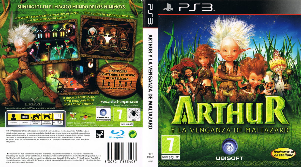 Arthur and the Revenge of Maltazard — box-texture (SP)