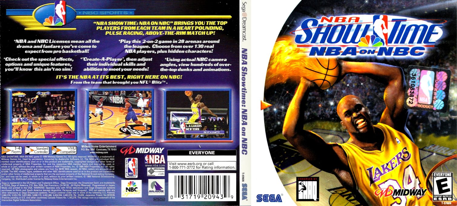 NBA Showtime - NBA on NBC — box-texture (US)