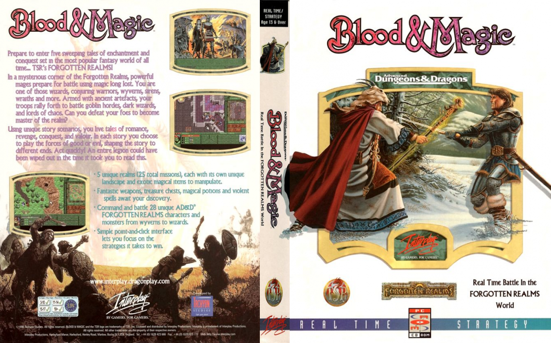 Blood And Magic — box-texture (EU)