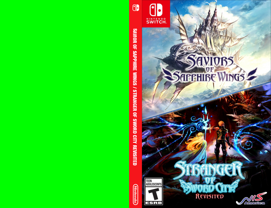 Savior of Sapphire Wings / Stranger of Sword City Revisited — box-texture (US)