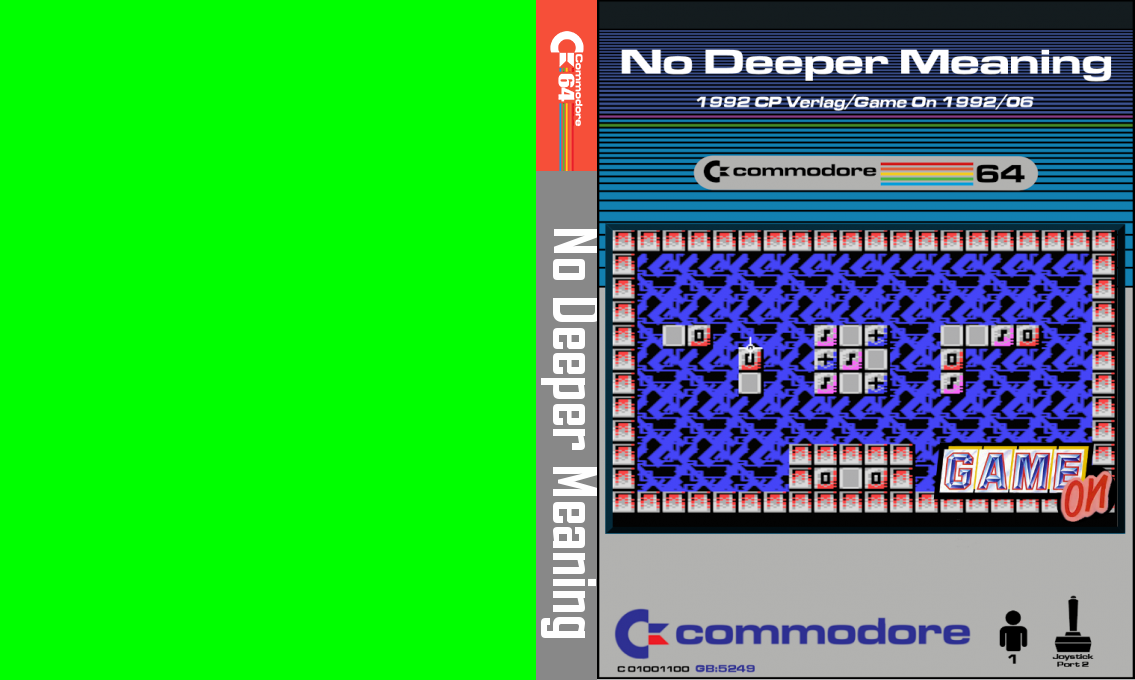 No Deeper Meaning — box-texture (CUS)