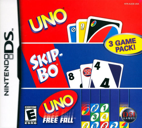 Uno Skip-bo Uno Free Fall box art