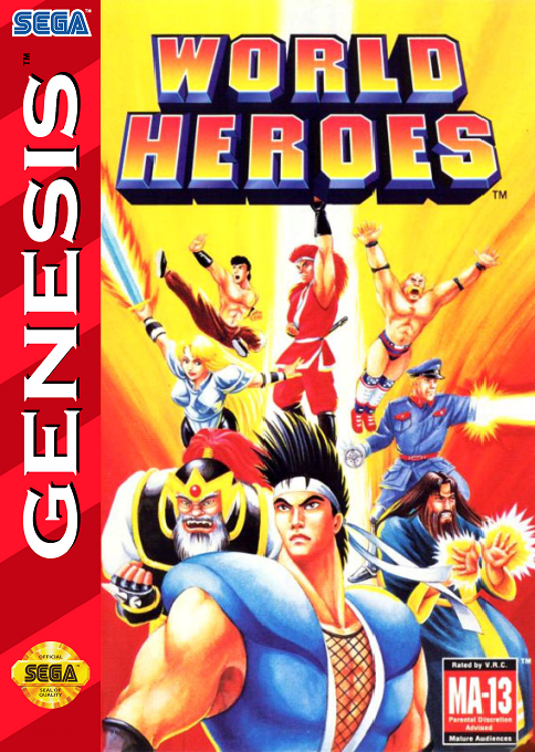 World Heroes box art