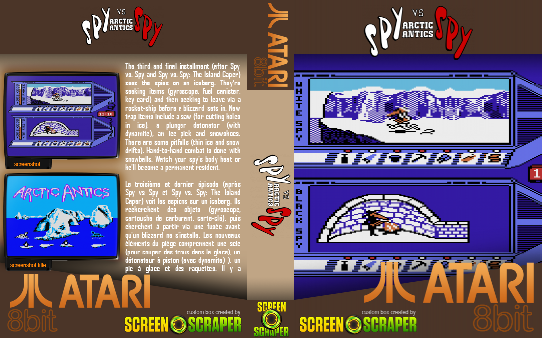 Spy Vs Spy - Arctic Antics — box-texture (SS)
