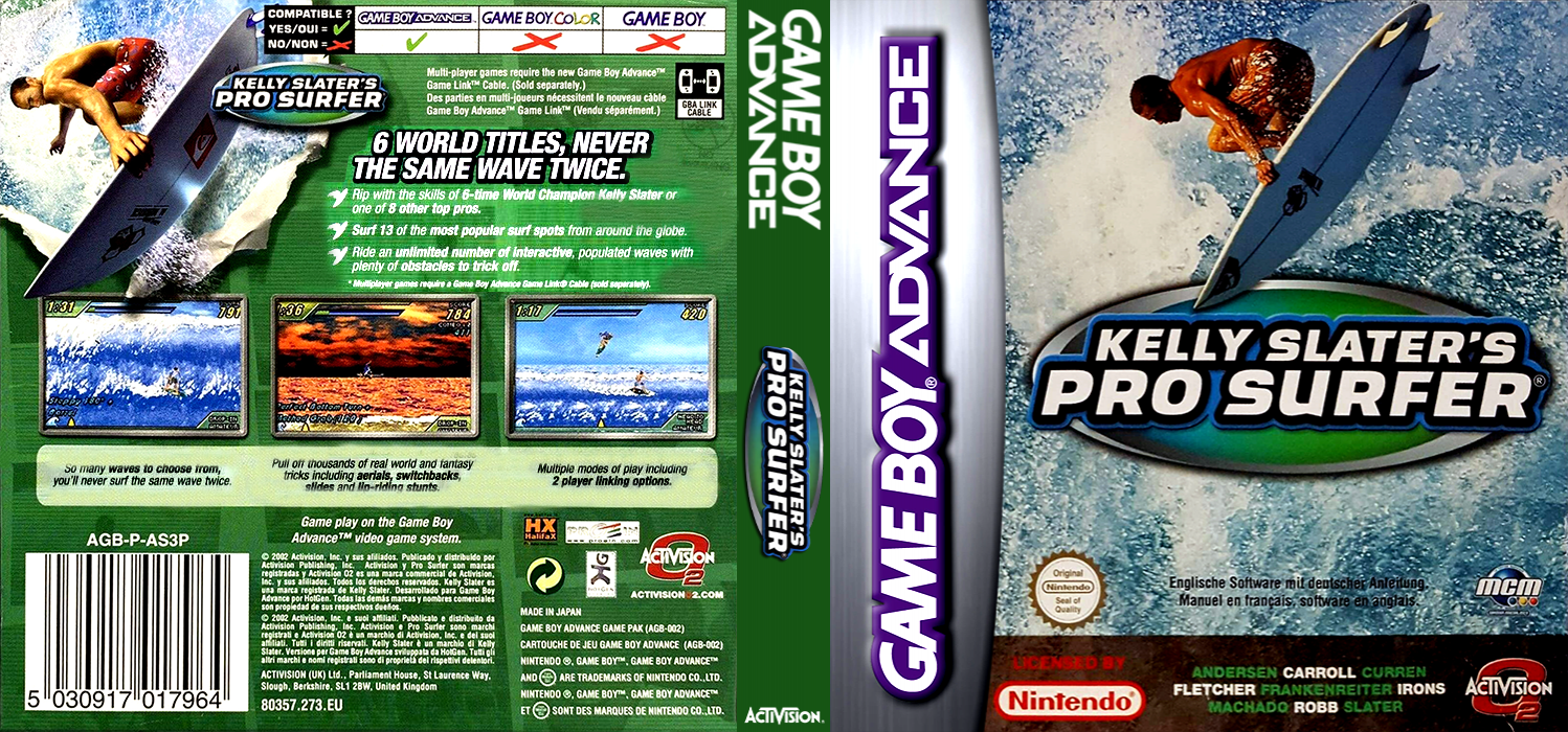 Kelly Slater's Pro Surfer — box-texture (EU)