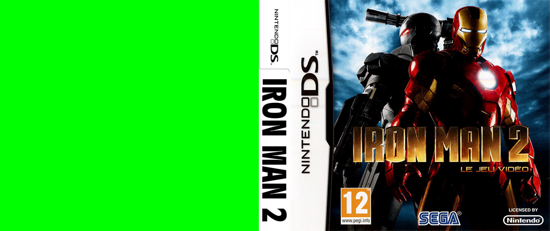 Iron Man 2 - The Video Game — box-texture (FR)