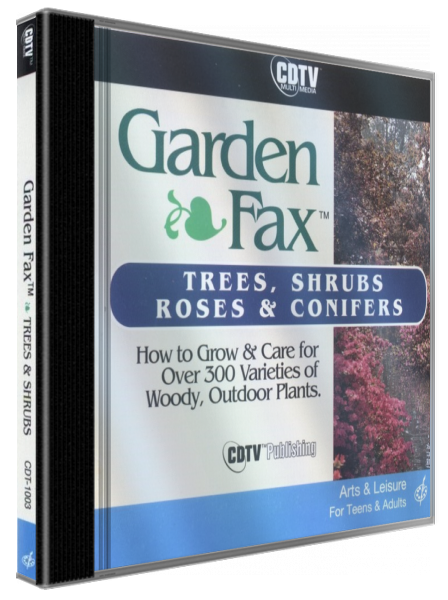 Garden Fax - Trees, Shrubs, Roses And Conifers — box-3D (WOR)