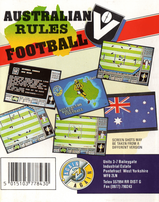 Australian Rules Football — box-2D-back (EU)