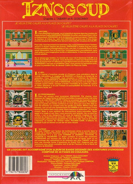 Iznogoud — box-2D-back (EU)