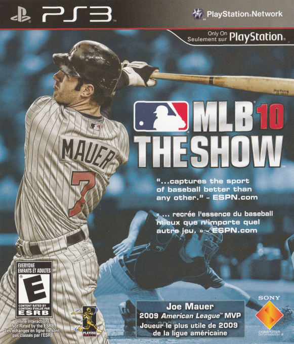 MLB 10 - The Show — box-2D (CA)