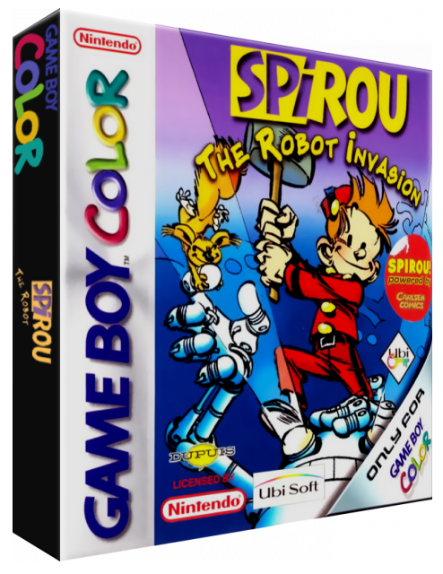 Spirou Robbedoes - The Robot Invasion — box-3D (EU)