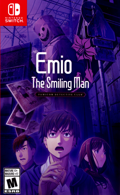 Famicom Detective Club - Emio The Smiling Man box art