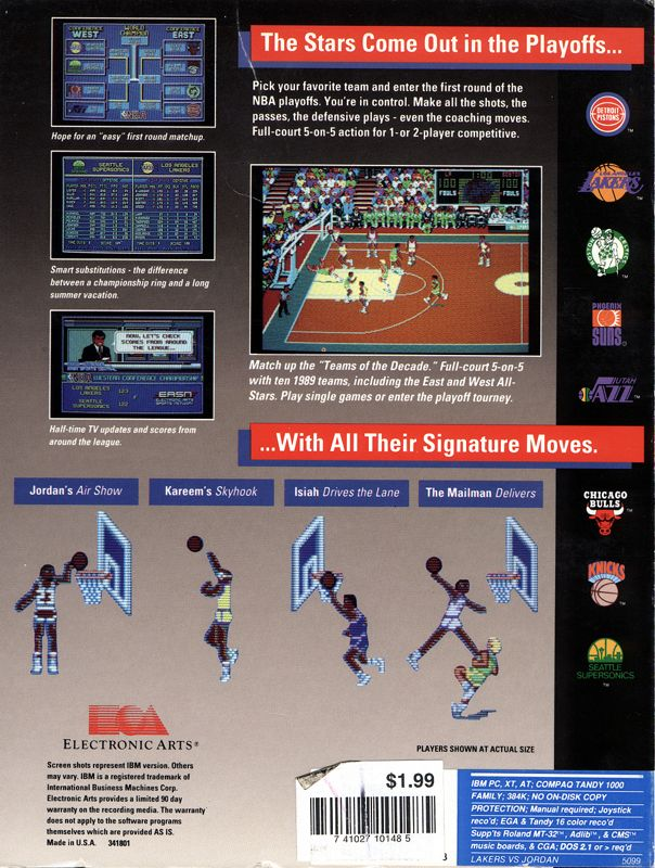 Lakers Versus Celtics And The Nba Playoffs — box-2D-back (US)