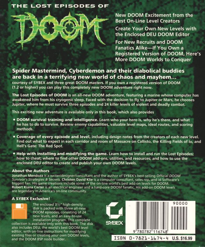 Lost Episodes Of Doom, The — box-2D-back (US)