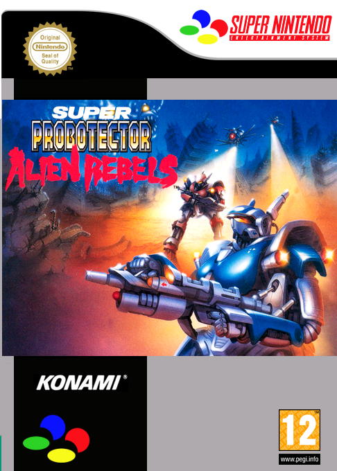 Super Probotector - Alien Rebels — box-2D (EU)
