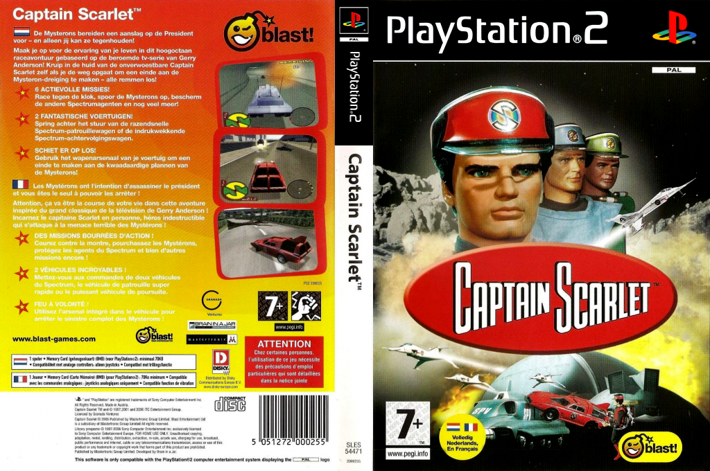 Captain Scarlet — box-texture (EU)