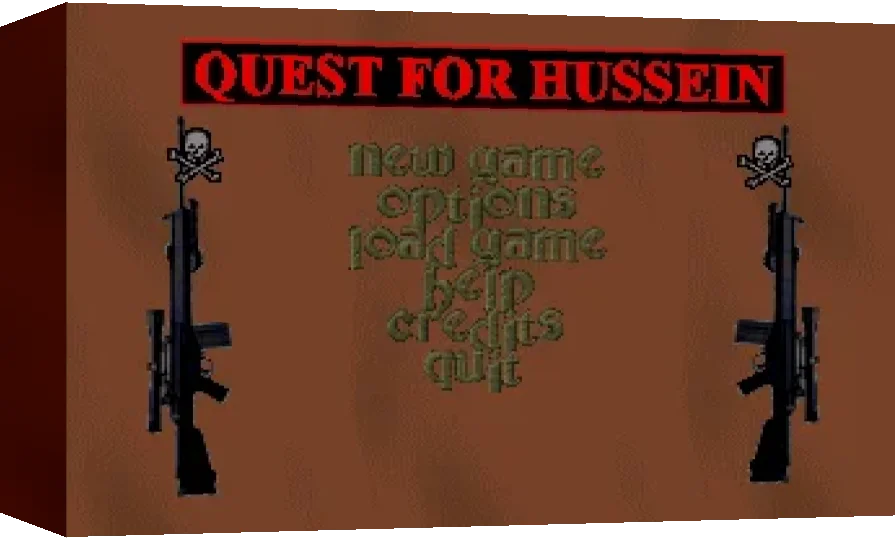 Quest for Hussein — box-3D (WOR)