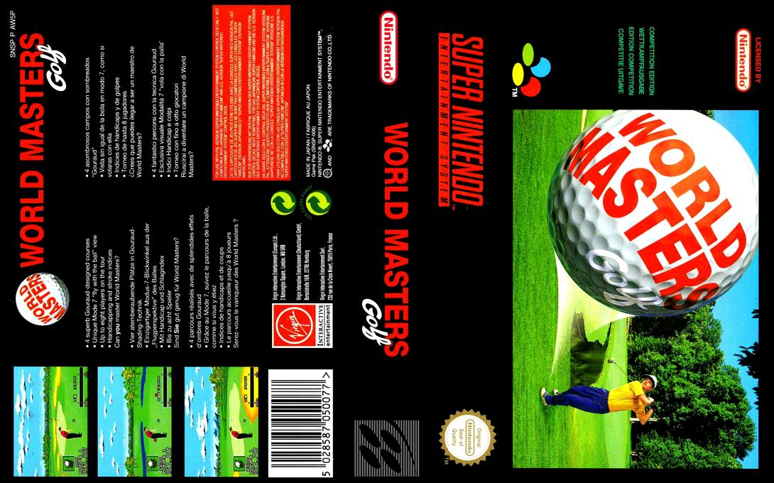 World Masters Golf — box-texture (EU)