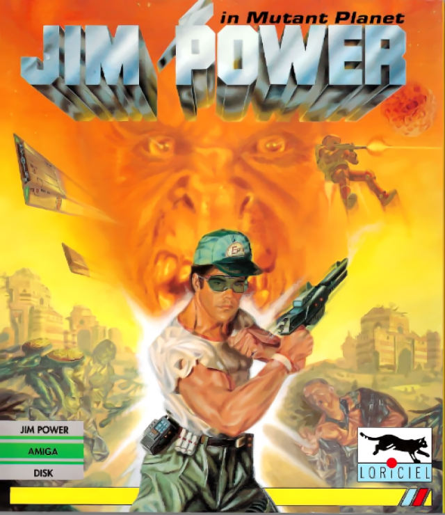 Jim Power in Mutant Planet box art