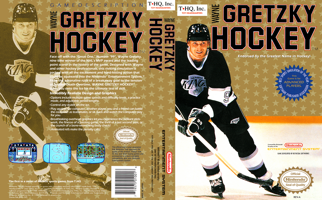 Wayne Gretzky Hockey — box-texture (US)