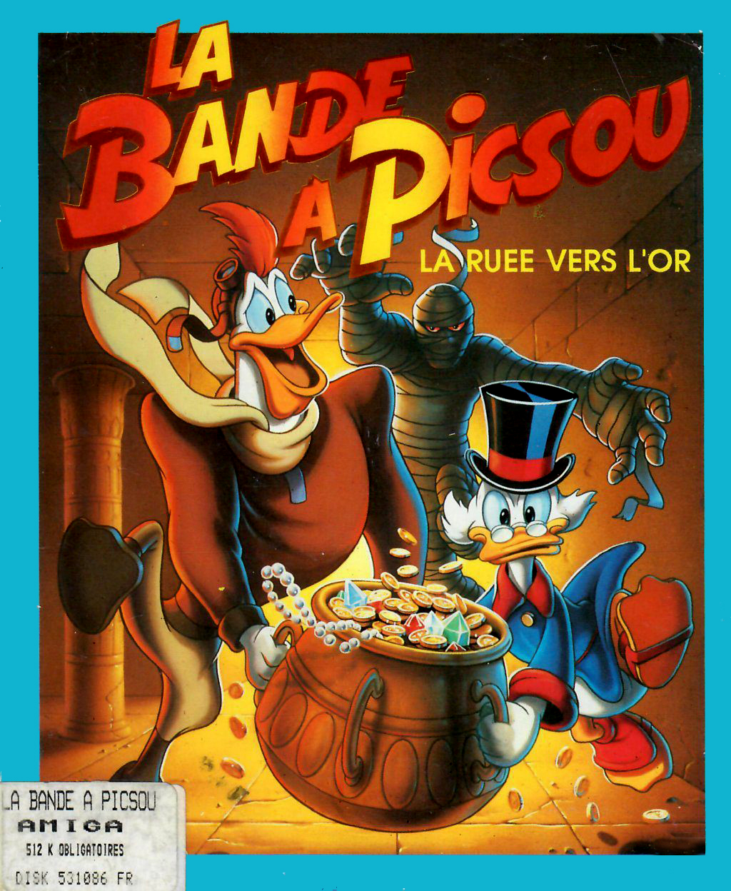 DuckTales - The Quest for Gold — box-2D (FR)