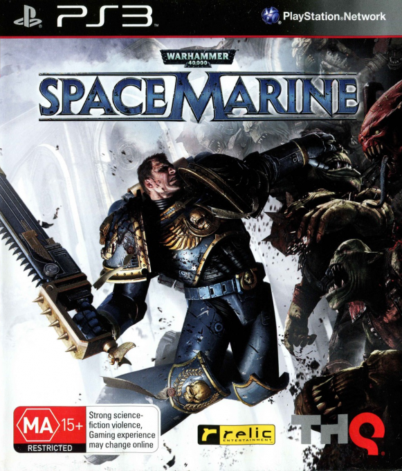 Warhammer 40,000 - Space Marine — box-2D (AU)