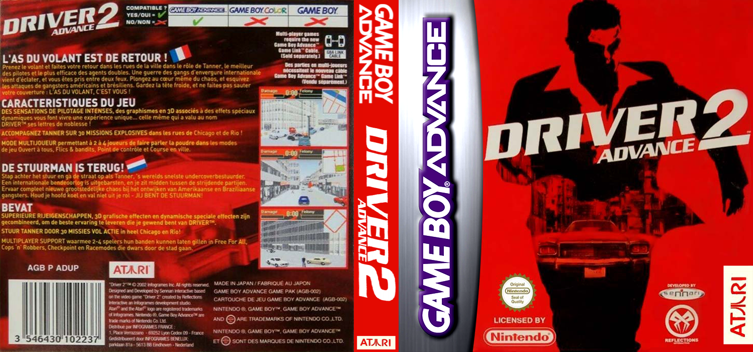 Driver 2 Advance — box-texture (EU)