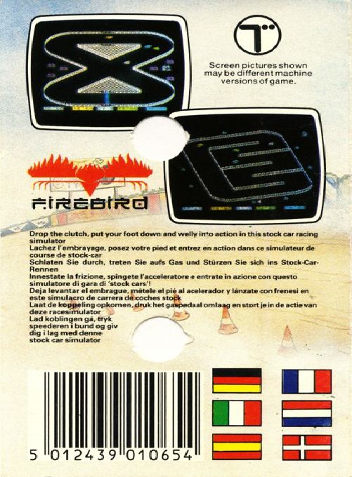 3d Stock Car Championship — box-2D-back (WOR)