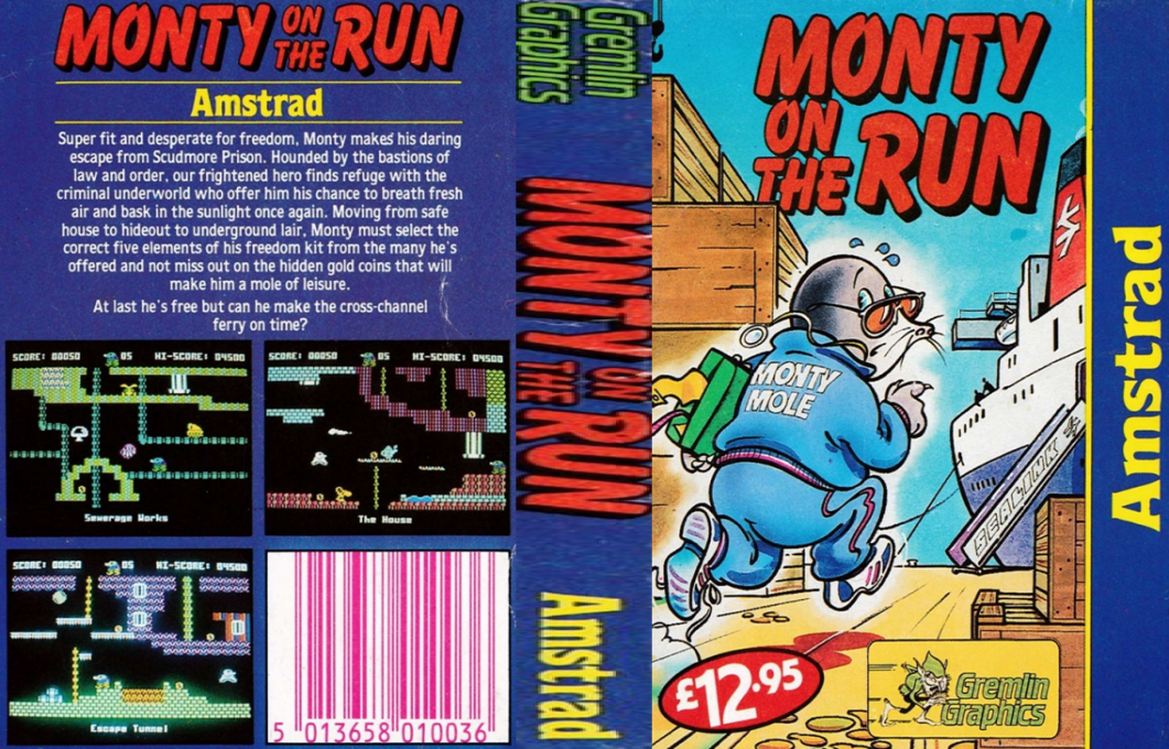 Monty On The Run — box-texture (EU)