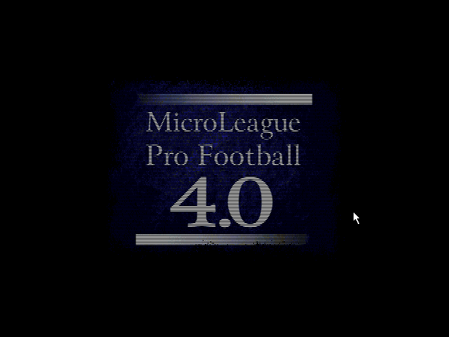 Microleague Pro Football 4.0 — sstitle (WOR)