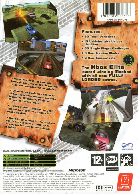 Mashed - Fully Loaded — box-2D-back (EU)