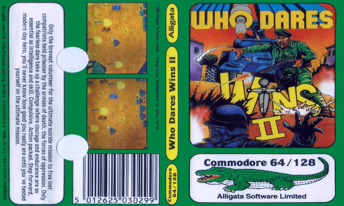 Who Dares Wins 2 — box-texture (EU)