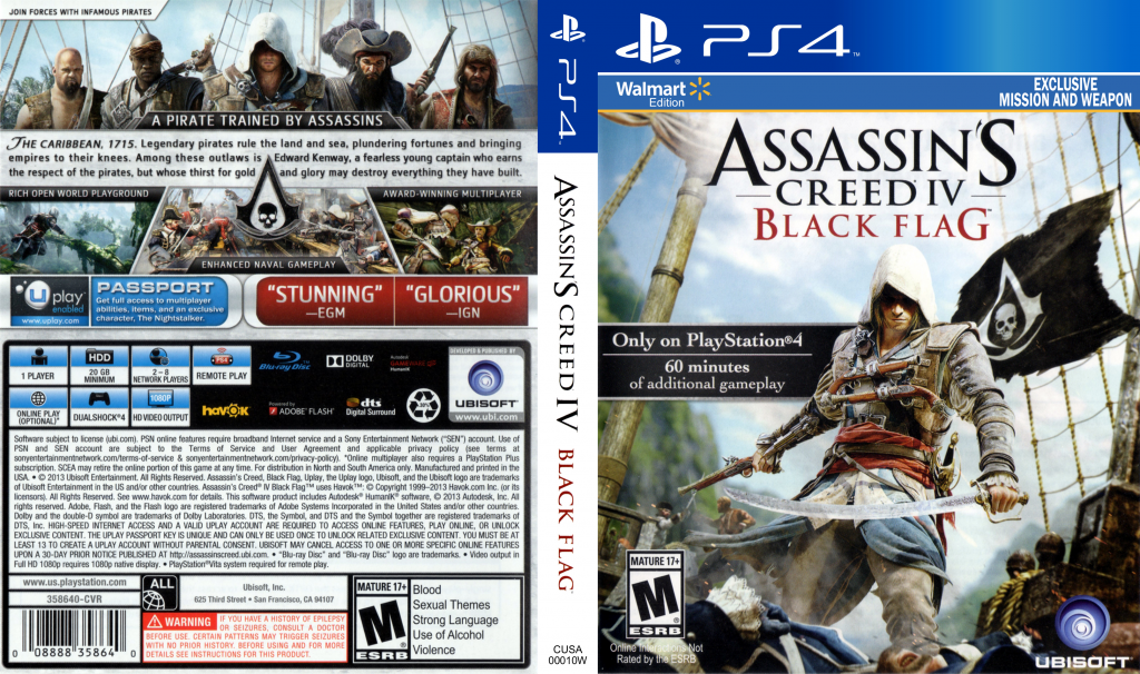 Assassin's Creed IV: Black Flag — box-texture (US)