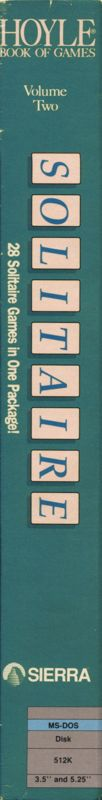 Hoyle Official Book Of Games - Volume 2 — box-2D-side (US)