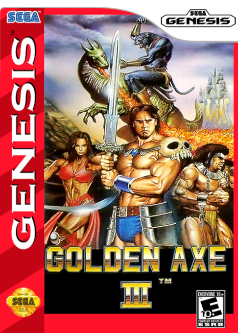 Golden Axe 3 box art