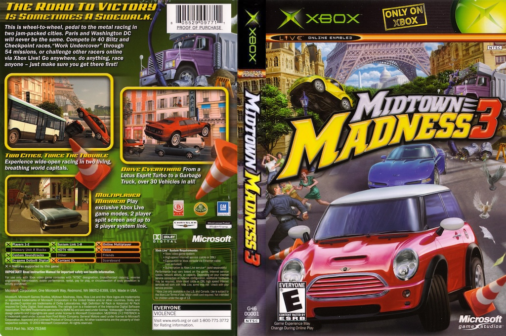 Midtown Madness 3 — box-texture (US)