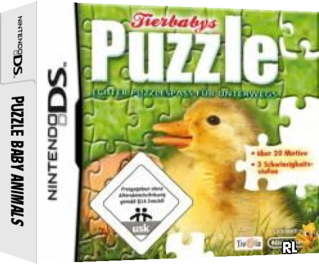 Puzzle Baby Animals — box-3D (DE)