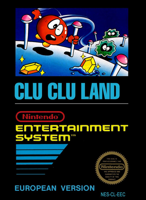 Clu Clu Land — box-2D (EU)
