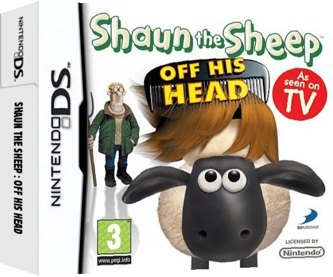 Shaun the Sheep - Off His Head — box-3D (EU)