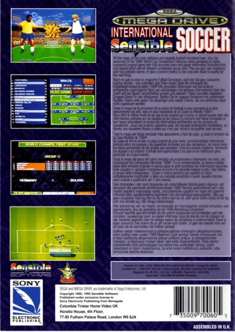 Sensible Soccer - International Edition — box-2D-back (EU)