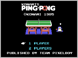 Konami's Ping Pong — sstitle (WOR)