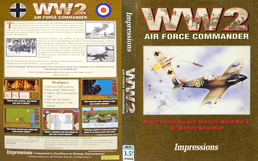 WW2 Air Force Commander — box-texture (US)