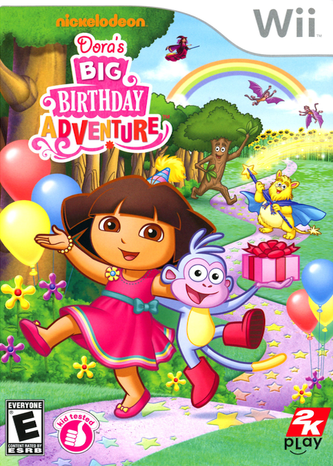 Nickelodeon Dora's Big Birthday Adventure box art