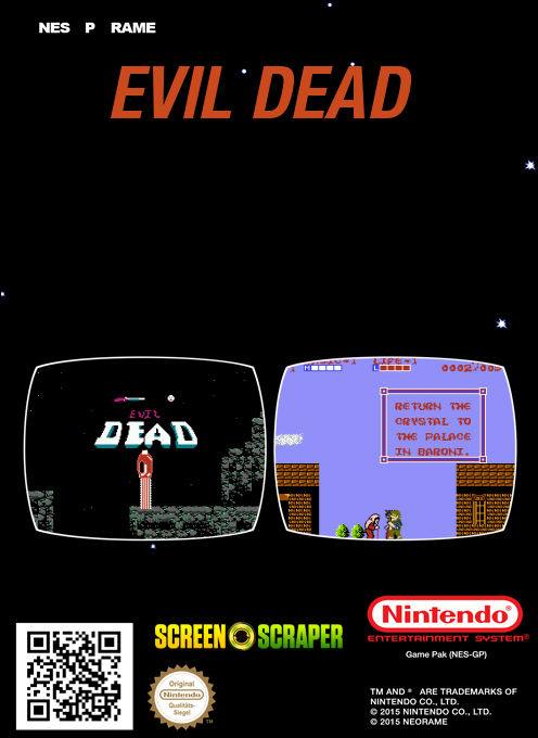 Evil Dead — box-2D-back (SS)